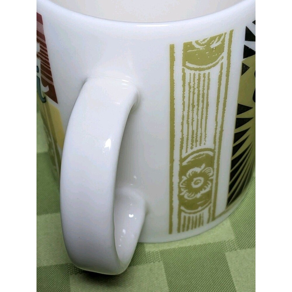 Starbucks Coffee Sulawesi Indonesia Tribal Stamp Large Mug Tiki Monkey Rare - Picture 7 of 8